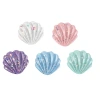 New resin accessory semi-transparent sequined shell diy cream glue phone case patch storage box decorative material Item Picture